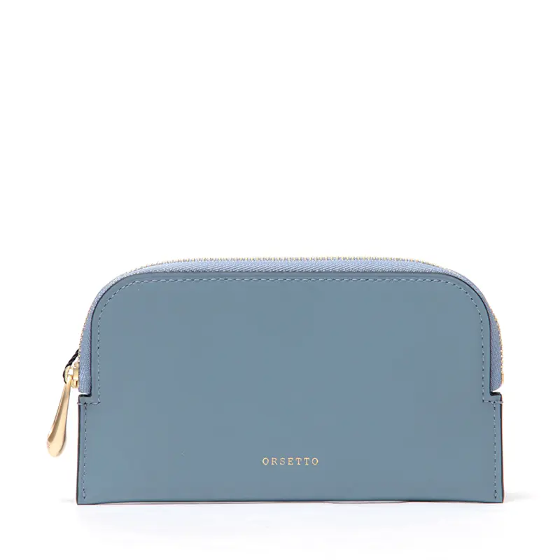 ORSETTO オルセット STILLA スムースレザー フラグメントケース ショート BLUE