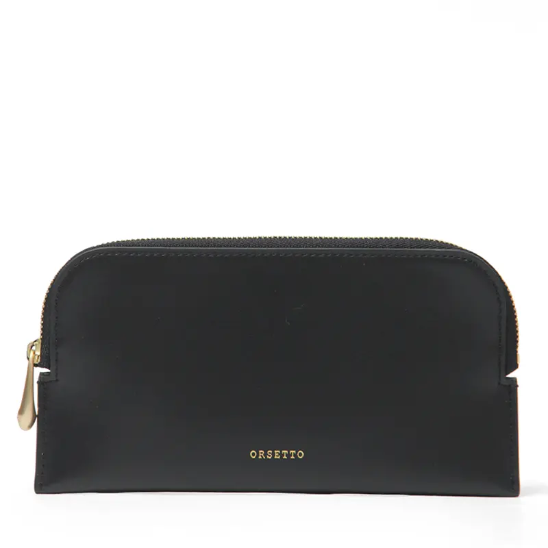 ORSETTO オルセット STILLA スムースレザー フラグメントケース ロング BLACK