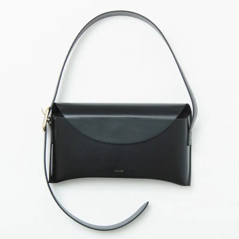 SALCE サルチェ AIDA レザー ショルダーバッグ BLACK