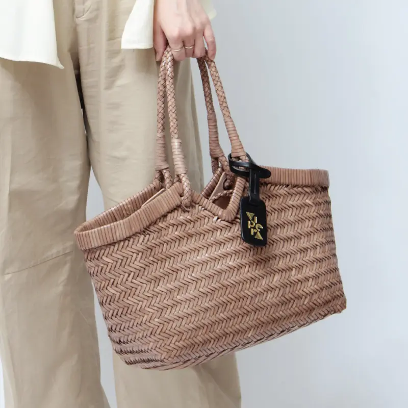 VIPERA THE LABEL ヴィペラ ザ レーベル レザー メッシュ トートバッグ CRUDELIA TRIPLE JUMP