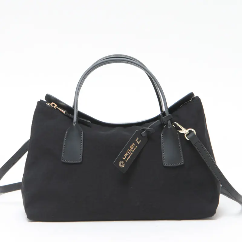 ROBERTA PIERI ロベルタピエリ LINYLEN GIULIETTA ナイロン 2way トートバッグ (S) BLACK/BLACK