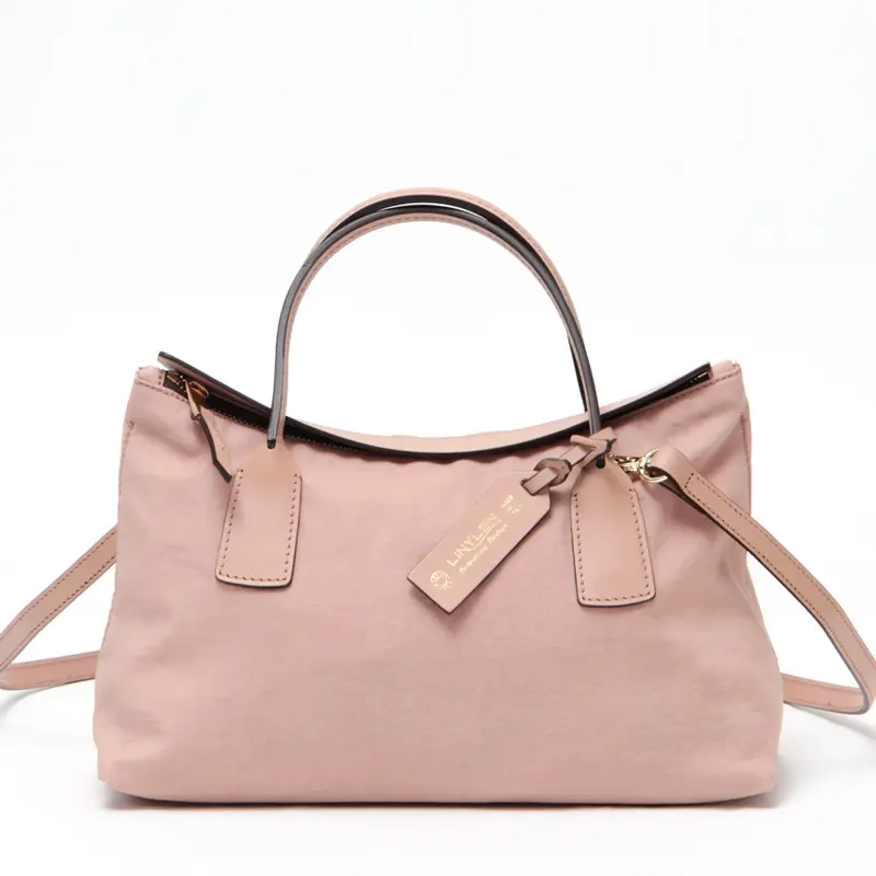 ROBERTA PIERI ロベルタピエリ LINYLEN GIULIETTA ナイロン 2way トートバッグ (S) DUSTY PINK/PINK