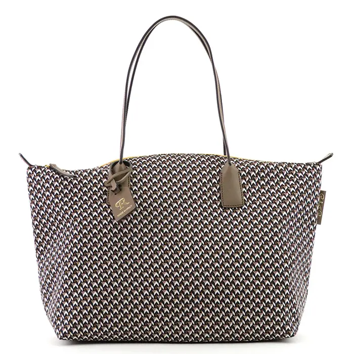 ROBERTA PIERI ロベルタピエリ LT2 TATAMI ナイロン トートバッグ LOUNGE TAUPE