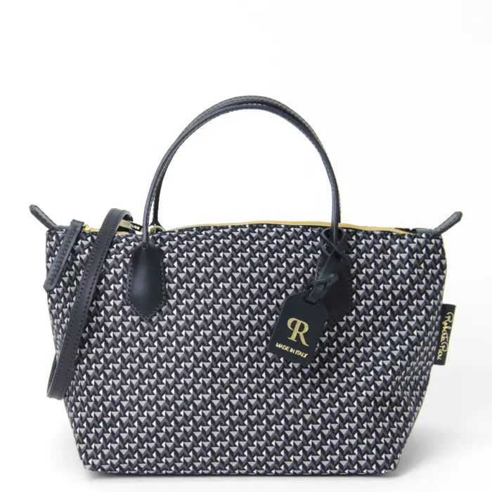 ROBERTA PIERI ロベルタピエリ TATAMI MINI DUFFLE 2WAY ND ナイロン トートバッグ DARK