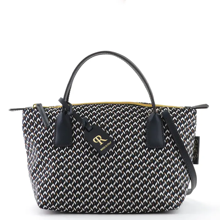 ROBERTA PIERI ロベルタピエリ TATAMI MINI DUFFLE 2WAY ND ナイロン トートバッグ MIDNIGHT