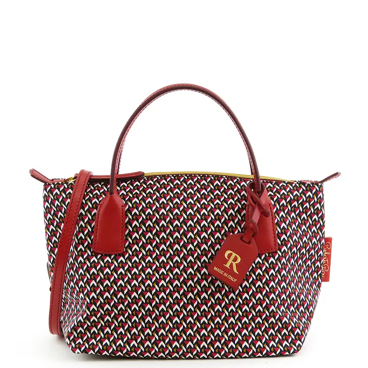 ROBERTA PIERI ロベルタピエリ TATAMI MINI DUFFLE 2WAY ND ナイロン トートバッグ RUBINO