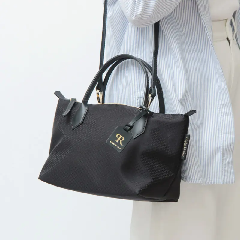 MINI DUFFLE JACQUARD MICRO 2way ナイロン トートバッグ