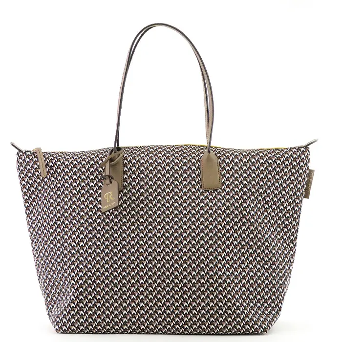 ROBERTA PIERI ロベルタピエリ XT2 TATAMI ナイロン トートバッグ LOUNGE TAUPE