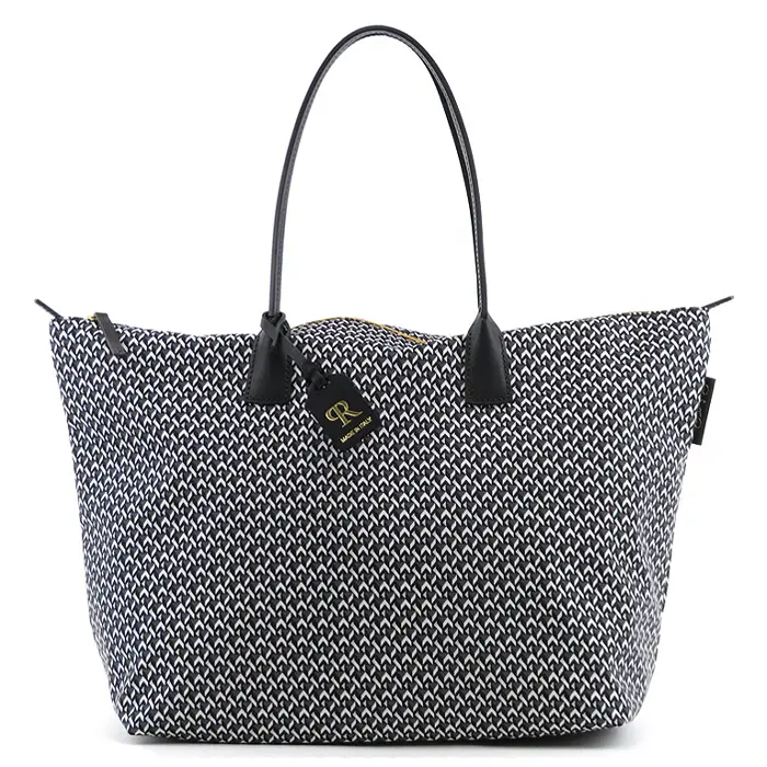 ROBERTA PIERI ロベルタピエリ XT2 TATAMI ナイロン トートバッグ SUPER BLACK