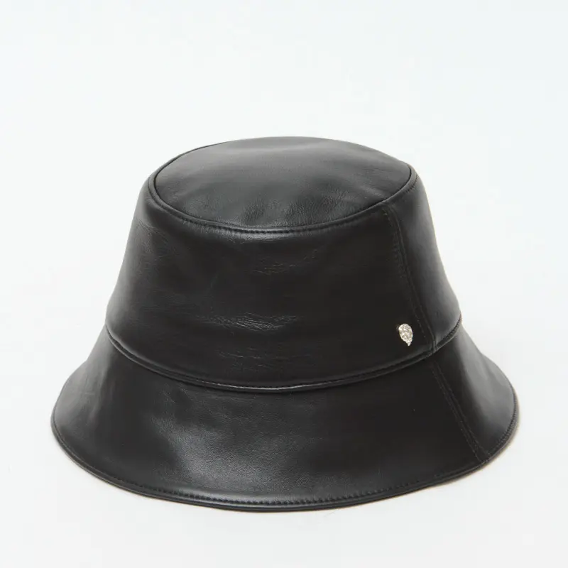 HELEN KAMINSKI ヘレンカミンスキー PALMER レザー バケットハット BLACK