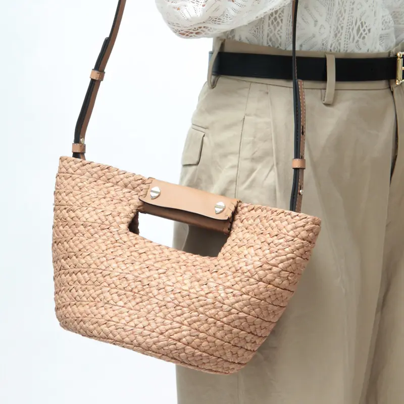 HELEN KAMINSKI ヘレンカミンスキー REMI TOTE MINI ラフィア 2way かごバッグ NOUGAT/CARAMEL