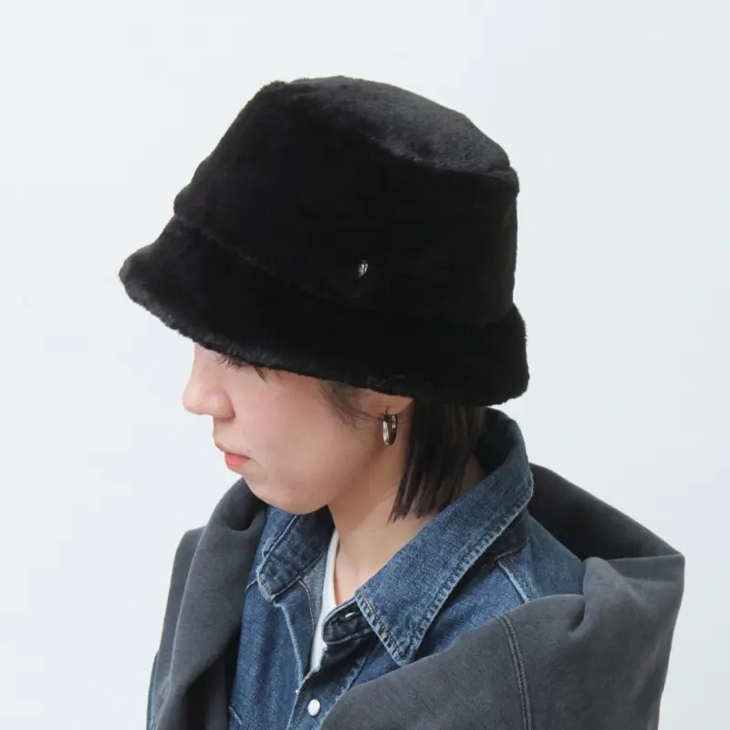 HELEN KAMINSKI ヘレンカミンスキー SAIGE フェイクファー バケットハット