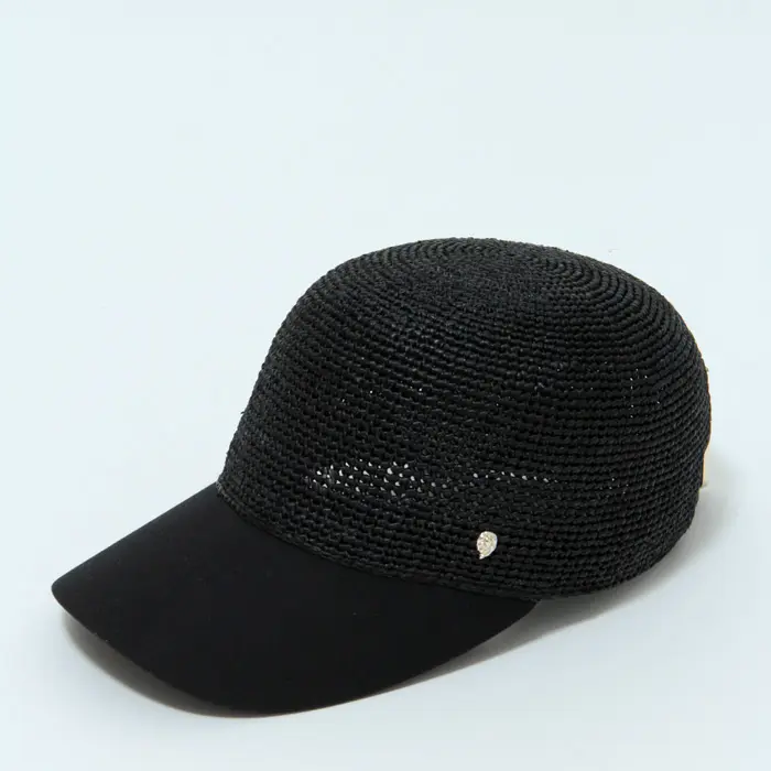 HELEN KAMINSKI ヘレンカミンスキー VIVETTE ラフィア キャップ CHARCOAL/BLACK