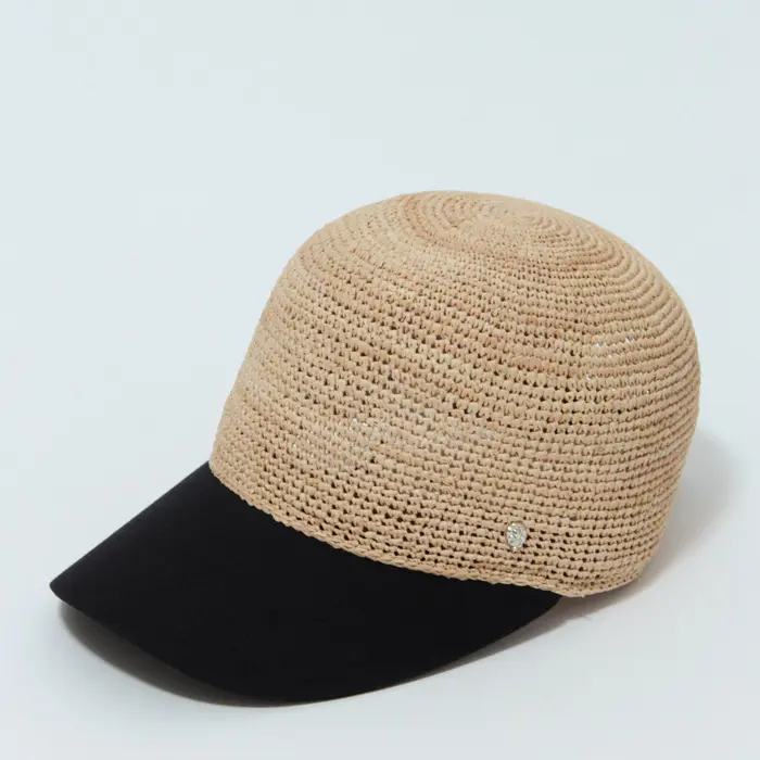 HELEN KAMINSKI ヘレンカミンスキー VIVETTE ラフィア キャップ NATURAL/BLACK