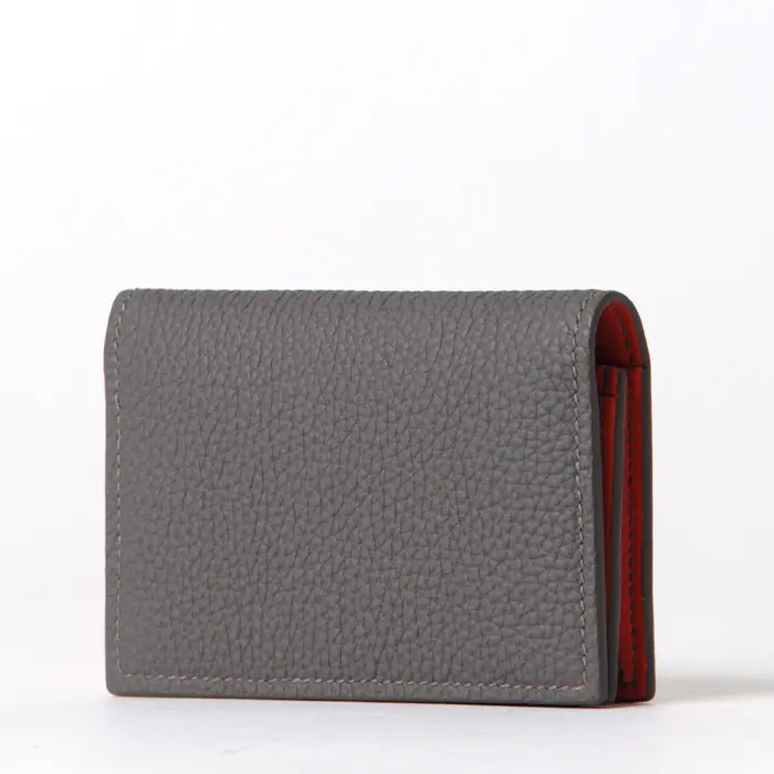 MAISON TAKUYA メゾンタクヤ レザー 名刺入れ Titanium×Orange