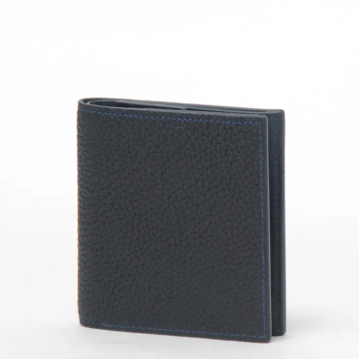 MAISON TAKUYA メゾンタクヤ レザー 二つ折り財布 Midnight Blue