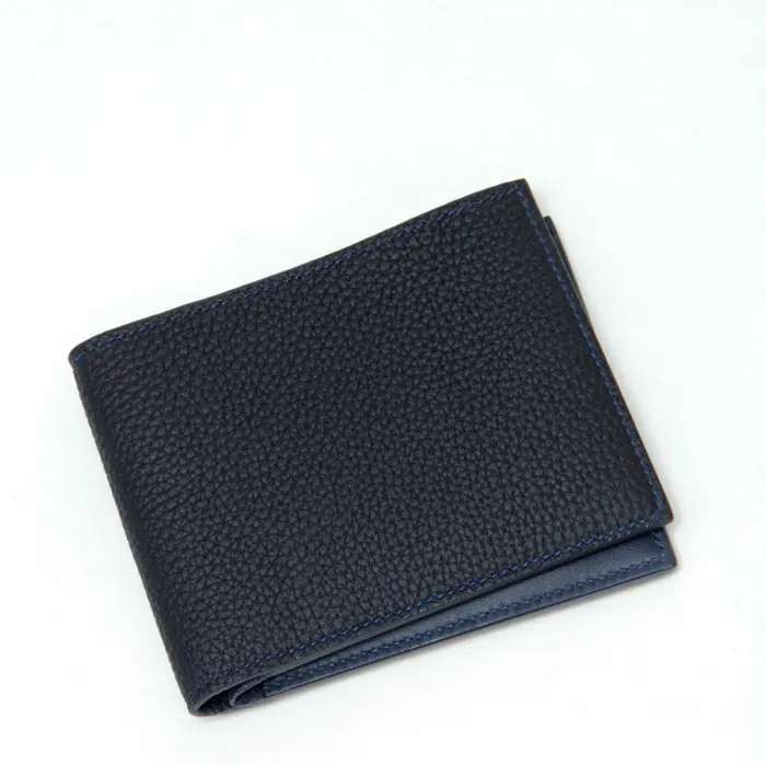 MAISON TAKUYA メゾンタクヤ レザー 二つ折り財布 MIDNIGHT BLUE