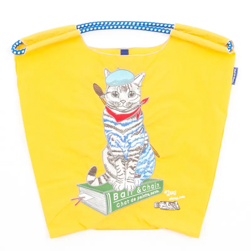 BALL＆CHAIN ボールアンドチェーン P.CAT(P.キャット) エコバッグ (M) (L) マスタード M