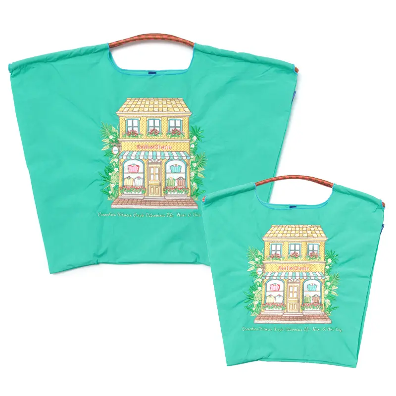 BALL＆CHAIN ボールアンドチェーン B&C SHOP（ボールアンドチェーンショップ） エコバッグ (M) (L) B.GREEN