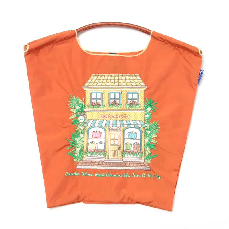 BALL＆CHAIN ボールアンドチェーン B&C SHOP（ボールアンドチェーンショップ） エコバッグ (M) ORANGE