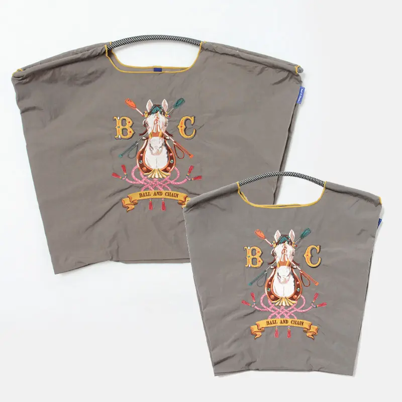 BALL＆CHAIN ボールアンドチェーン HORSE SHOE（ホースシュー） エコバッグ (M) (L) F.グレー