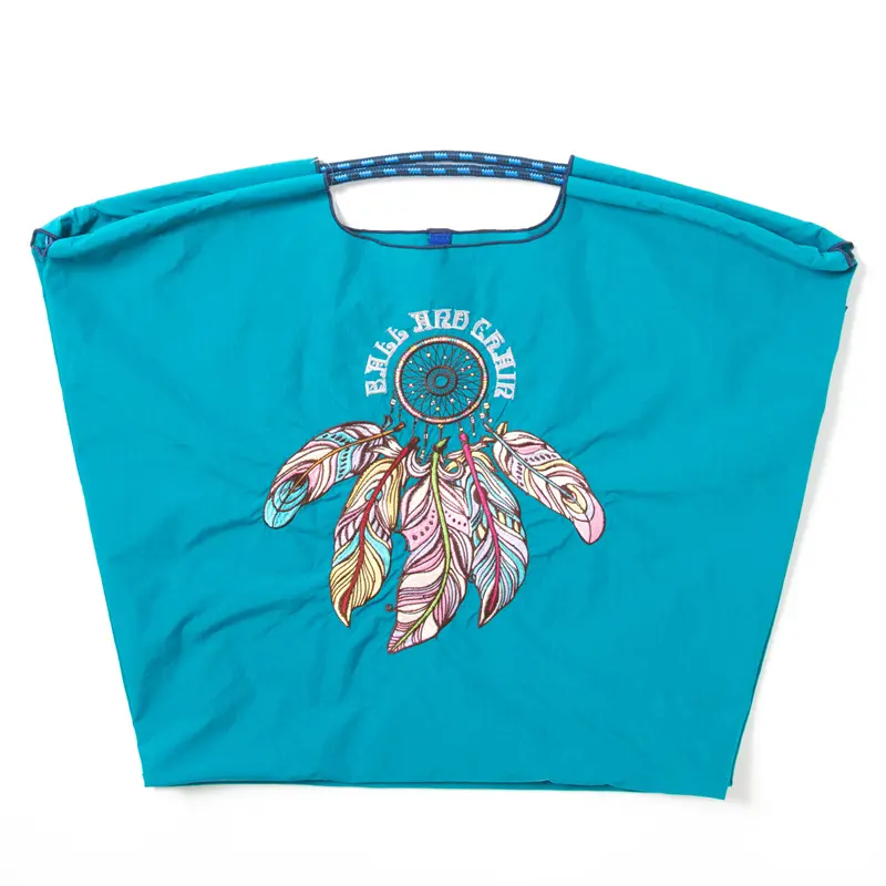 BALL＆CHAIN ボールアンドチェーン DREAM CATCHER(ドリームキャッチャー) エコバッグ (M) (L) ターコイズ L
