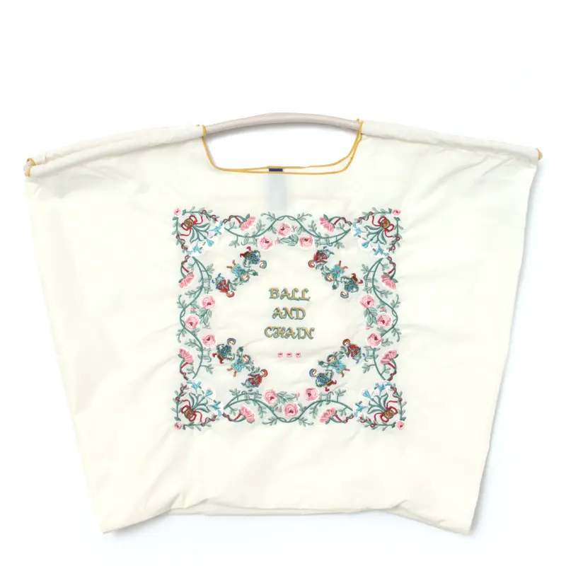 BALL＆CHAIN ボールアンドチェーン FLEURS（フルール） エコバッグ (M) (L) アイボリー L