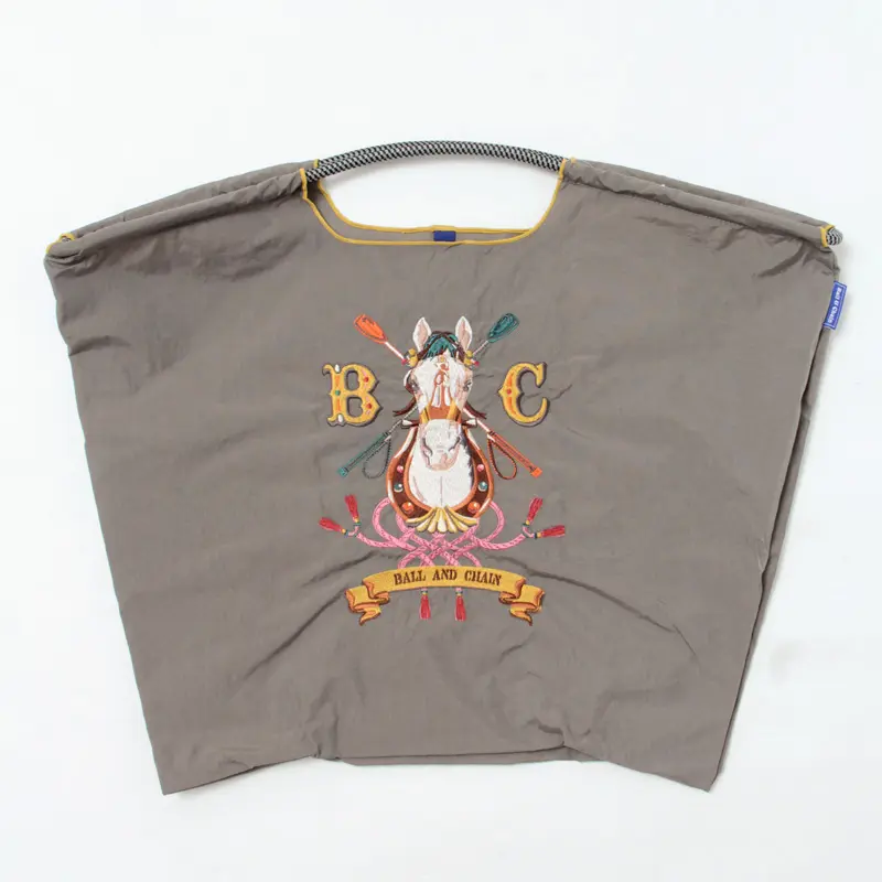 BALL＆CHAIN ボールアンドチェーン HORSE SHOE（ホースシュー） エコバッグ (M) (L) F.グレー L