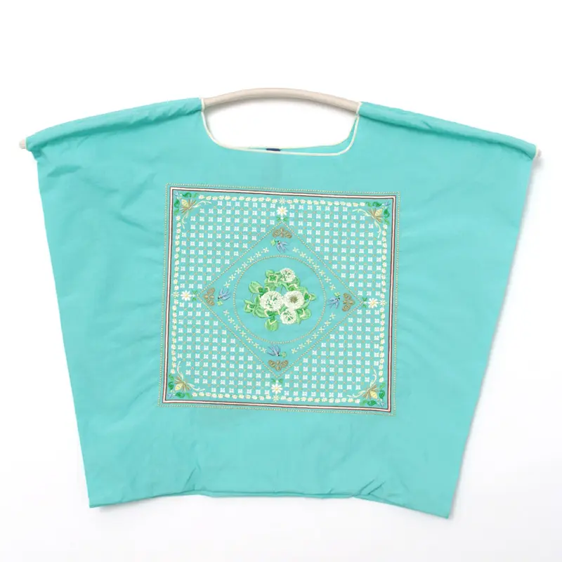 BALL＆CHAIN ボールアンドチェーン WHITE CLOVER（ホワイトクローバー） エコバッグ (M) (L) L.BLUE L