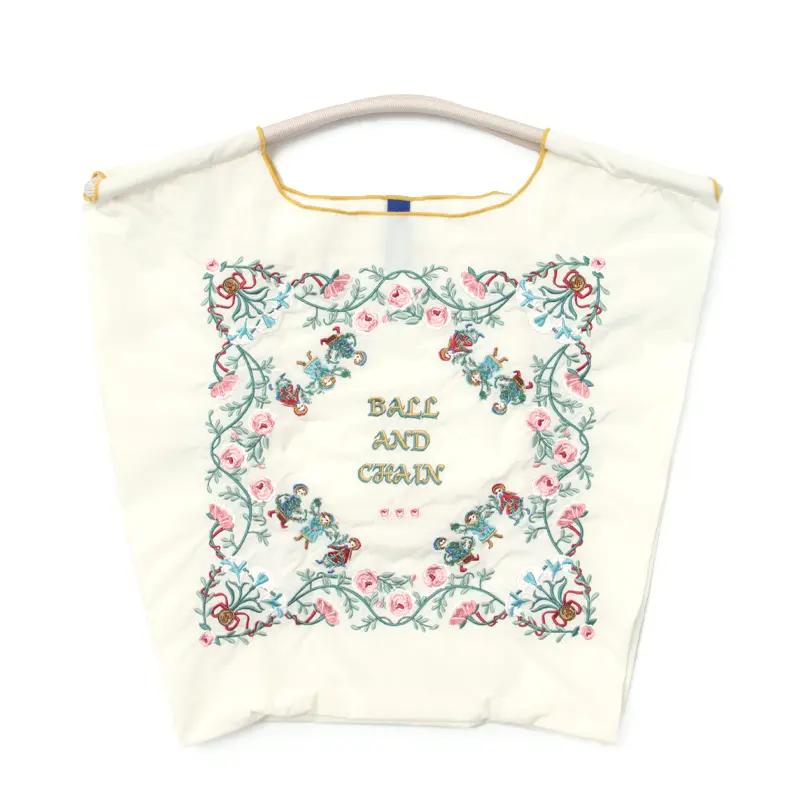 BALL＆CHAIN ボールアンドチェーン FLEURS（フルール） エコバッグ (M) (L) アイボリー M