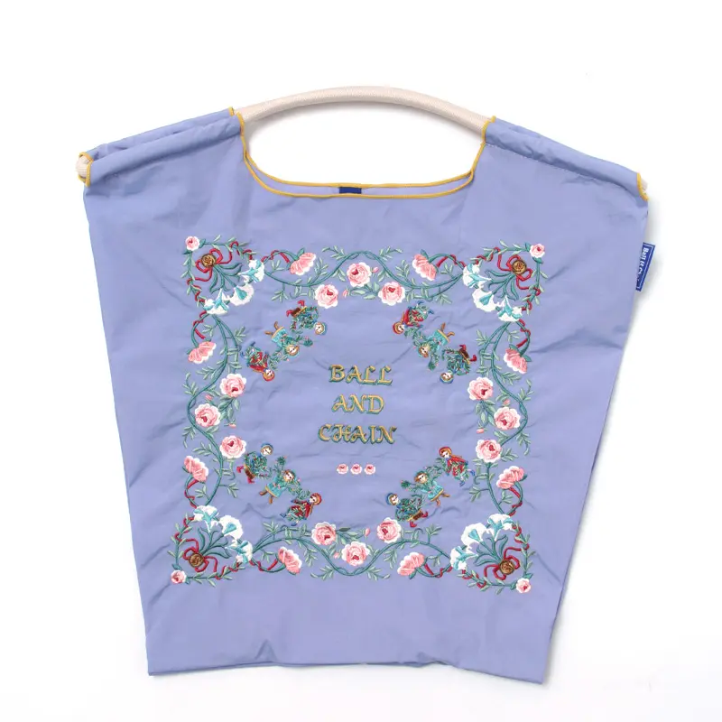 BALL＆CHAIN ボールアンドチェーン FLEURS（フルール） エコバッグ (M) ラベンダー M