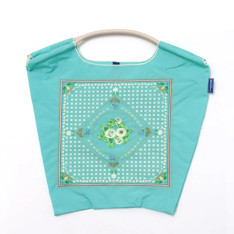 BALL＆CHAIN ボールアンドチェーン WHITE CLOVER（ホワイトクローバー） エコバッグ (M) (L) L.BLUE