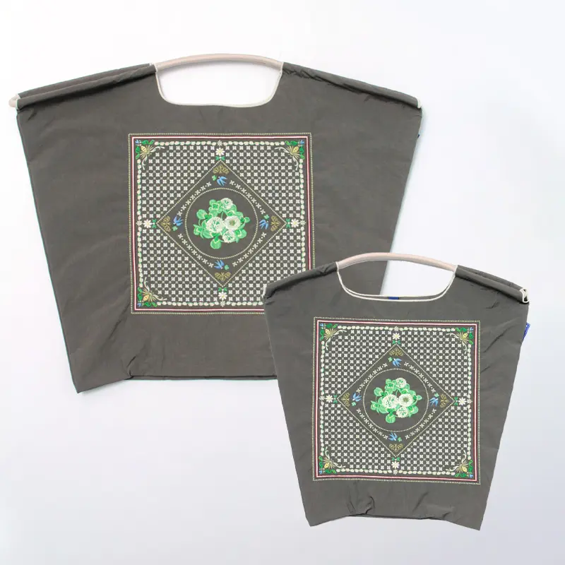 WHITE CLOVER（ホワイトクローバー） エコバッグ (M) (L) C.GRAY