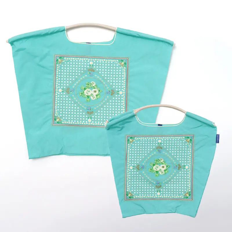 BALL＆CHAIN ボールアンドチェーン WHITE CLOVER（ホワイトクローバー） エコバッグ (M) (L) L.BLUE