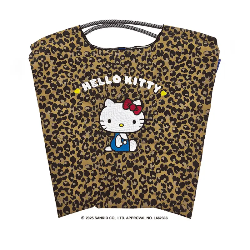 Hello Kittyモデル70'HELLO KITTY(70'ハローキティ) エコバッグ (M)  レオパード