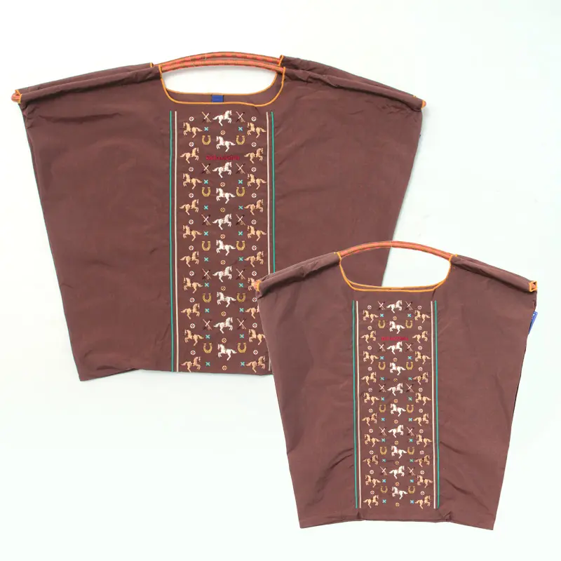 BALL＆CHAIN ボールアンドチェーン HORSE LINE（ホースライン） エコバッグ (M) (L) チョコ