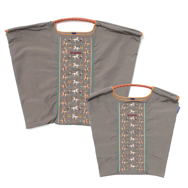 BALL＆CHAIN ボールアンドチェーン HORSE LINE（ホースライン） エコバッグ (M) (L) F.グレー