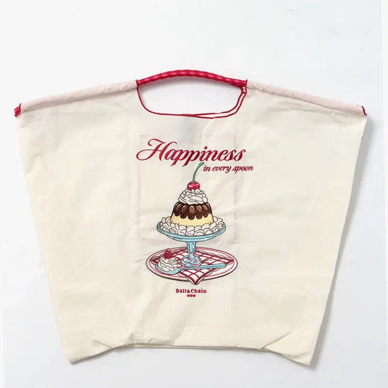 BALL＆CHAIN ボールアンドチェーン Pudding（プディング) エコバッグ (M) (L) アイボリー L