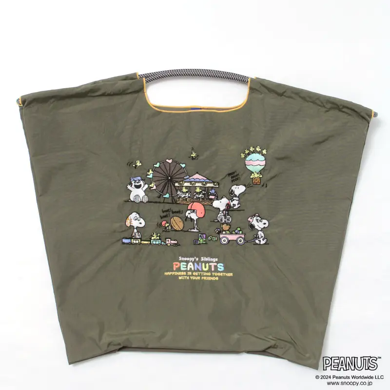 BALL＆CHAIN ボールアンドチェーン スヌーピー コラボ エコバッグ ポーチ (M) (L)
