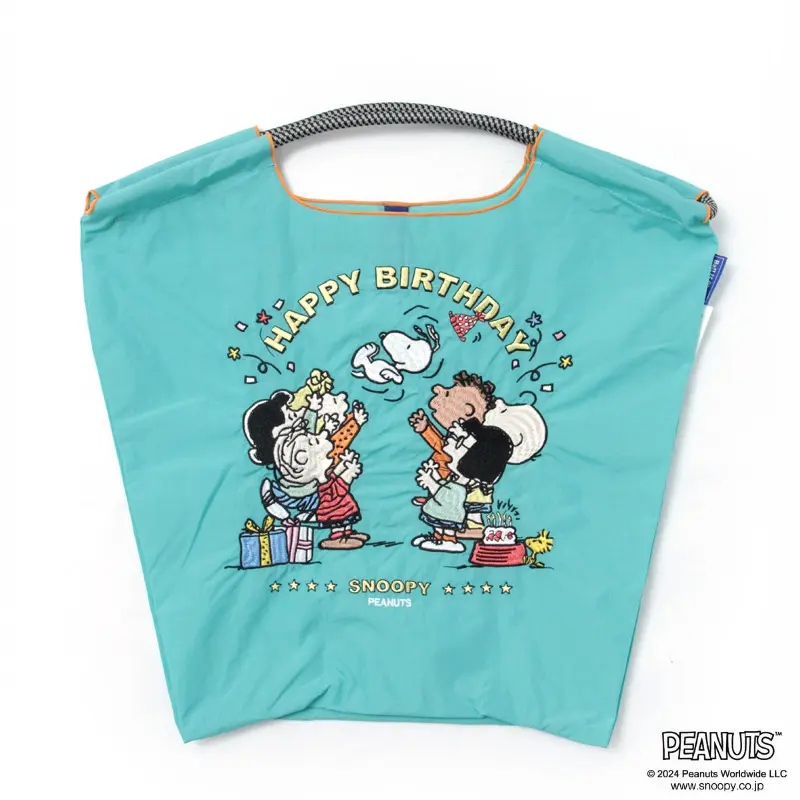 BALL＆CHAIN ボールアンドチェーン スヌーピー コラボ エコバッグ ポーチ (M) (L) M
