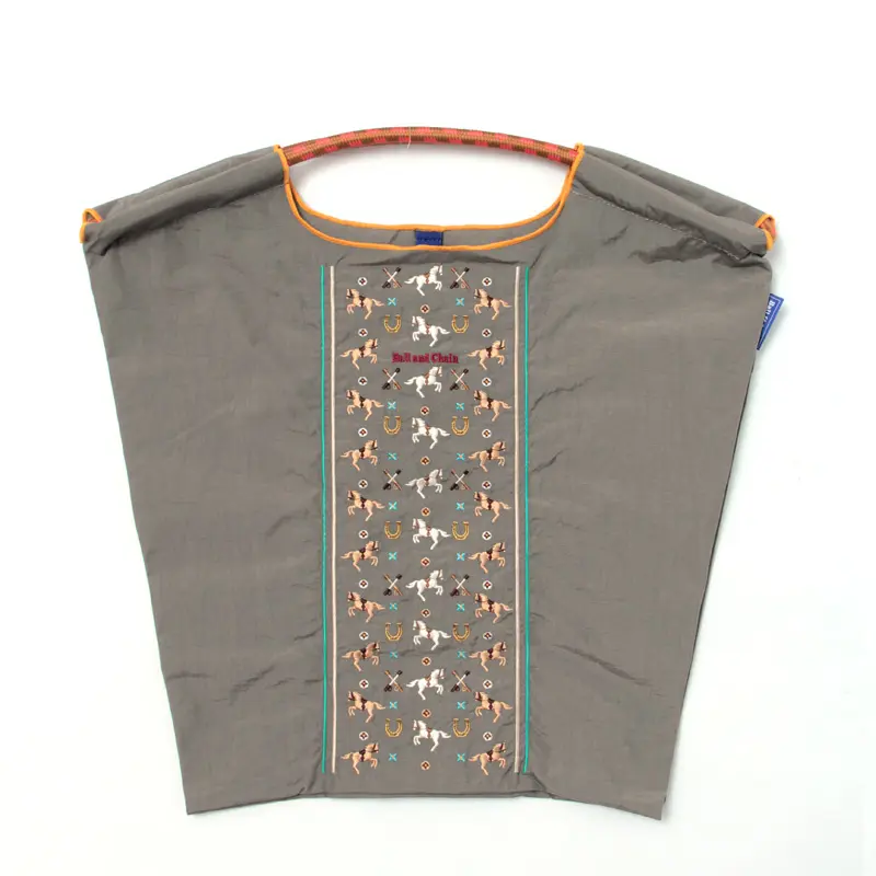 BALL＆CHAIN ボールアンドチェーン HORSE LINE（ホースライン） エコバッグ (M) (L) F.グレー M