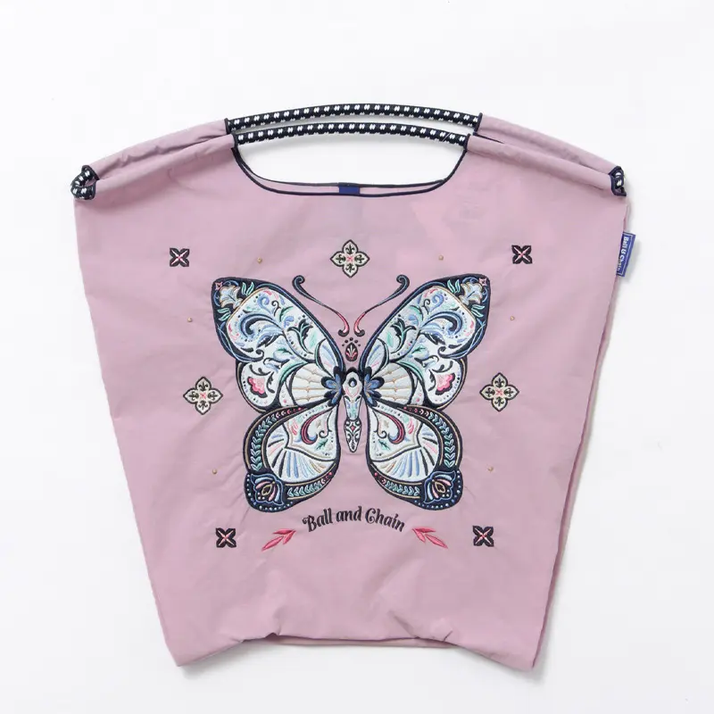 BALL＆CHAIN ボールアンドチェーン Papillon（パピヨン) エコバッグ (M) (L) ライラック M