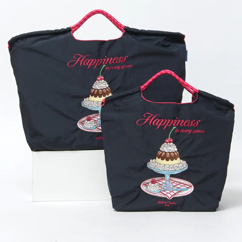 BALL＆CHAIN ボールアンドチェーン Pudding（プディング) エコバッグ (M) (L) ダークネイビー