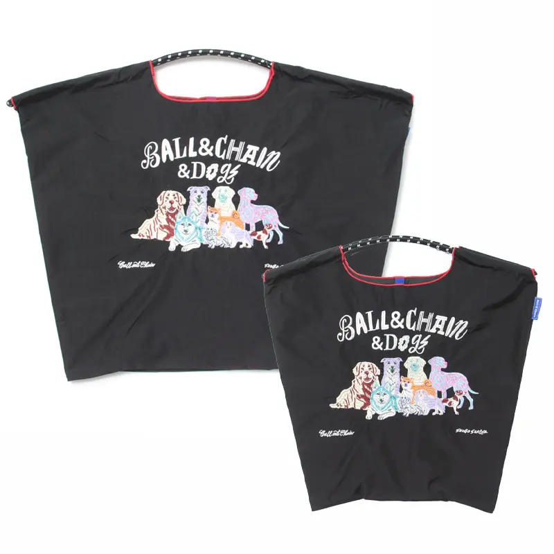 SHOGO SEKINE（ショウゴセキネ） Ball&Chain&Dog エコバッグ (M) (L) BLACK