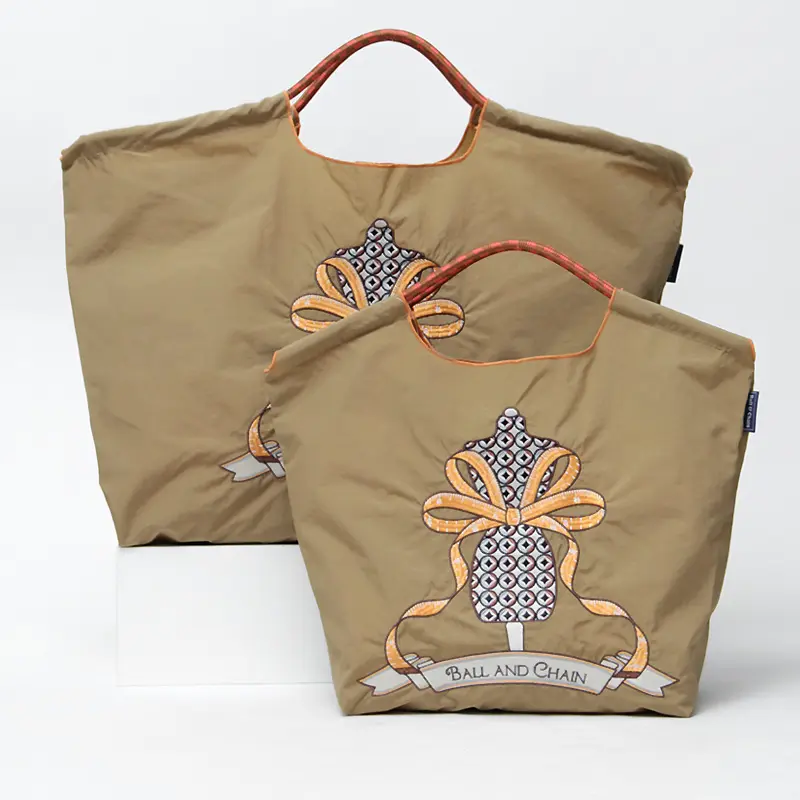 BALL＆CHAIN ボールアンドチェーン TORSO  (トルソー) エコバッグ (M) (L) ベージュ