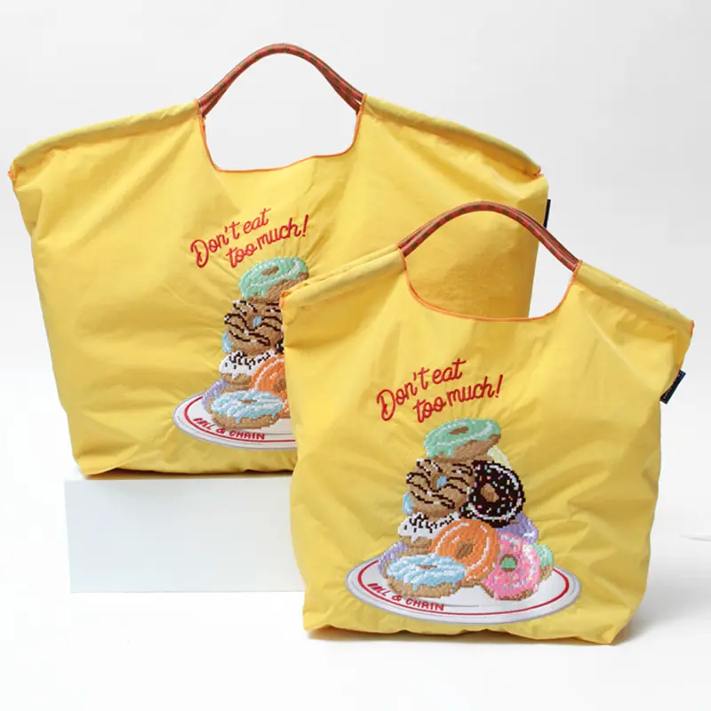 BALL＆CHAIN ボールアンドチェーン Dot Donut(ドットドーナツ) エコバッグ (M) (L) イエロー