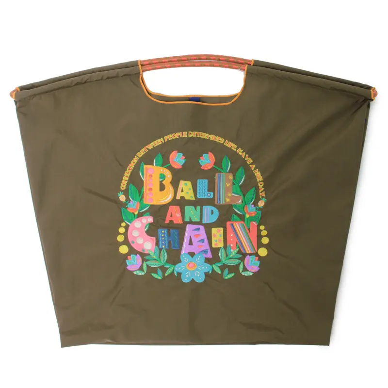 BALL＆CHAIN ボールアンドチェーン BC Garden(ガーデン) エコバッグ (M) (L) カーキ L