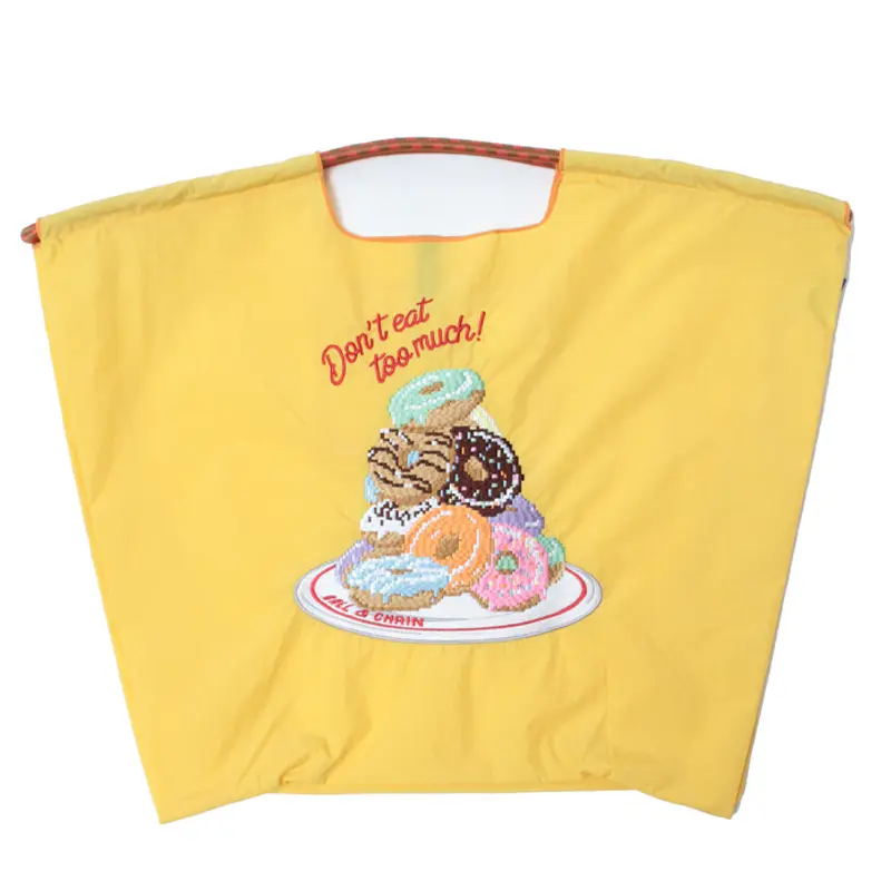 Dot Donut(ドットドーナツ) エコバッグ (M) (L) イエロー