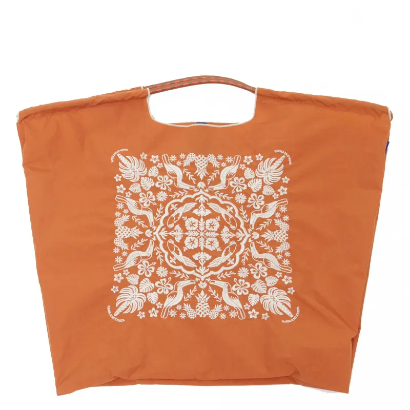 BALL＆CHAIN ボールアンドチェーン Hawaiian Bandana (ハワイアンバンダナ) エコバッグ (M) (L) オレンジ L