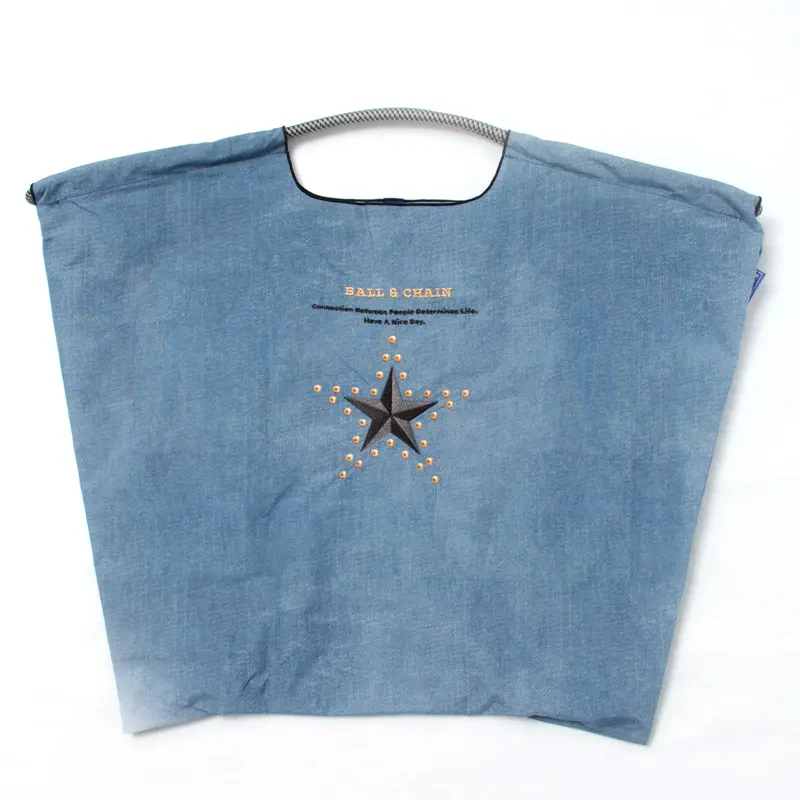 BALL＆CHAIN ボールアンドチェーン The First Star（ファーストスター） エコバッグ (M) (L) DENIM L
